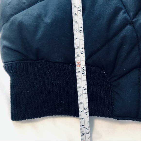 Helly Hansen Small Down Filled Bomber Ski Jacket Black Crop - Picture 15 of 15